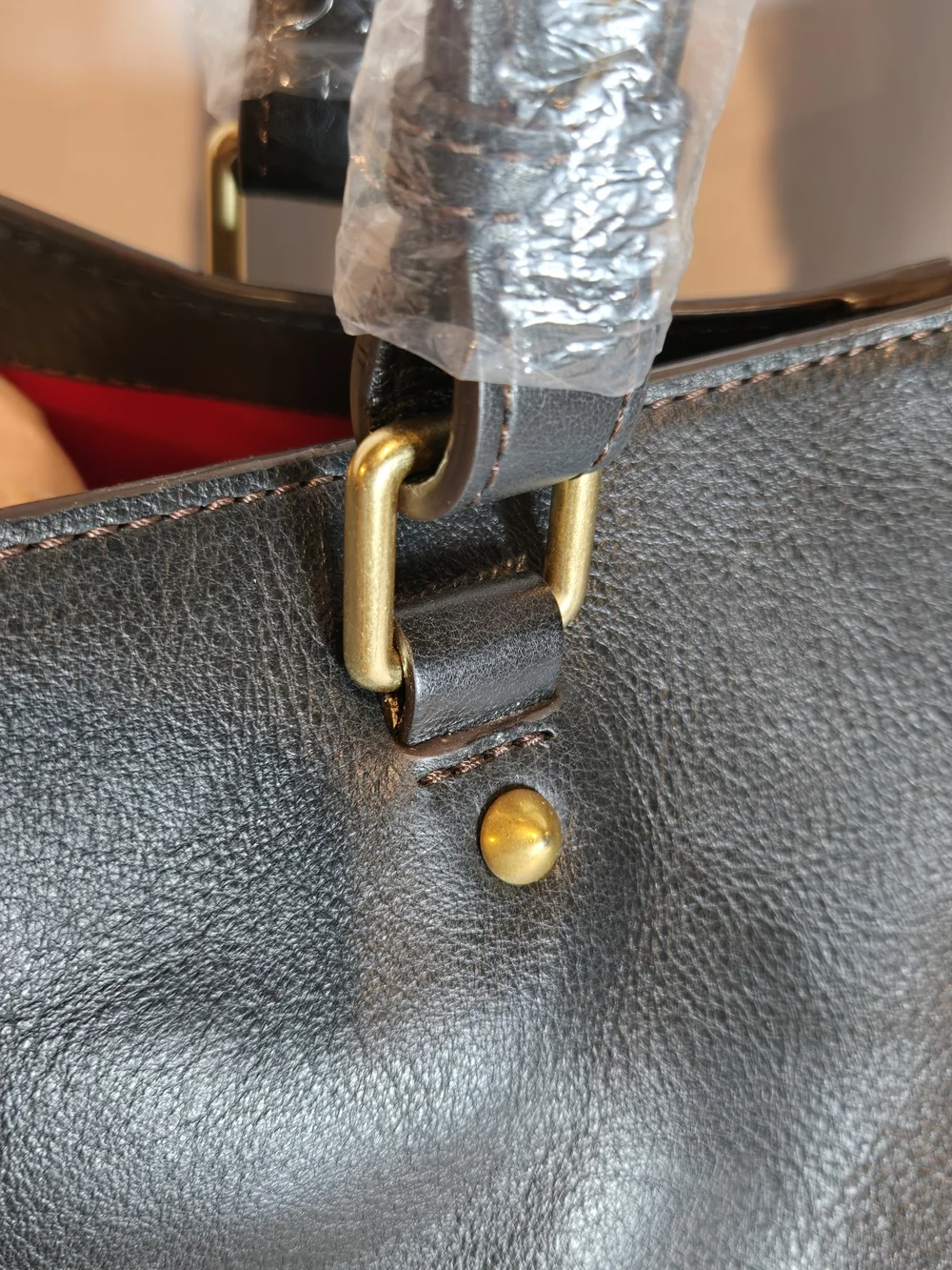NWT Dooney & Bourke East West Chelsea Black Leather Tote Bag Dust Bag